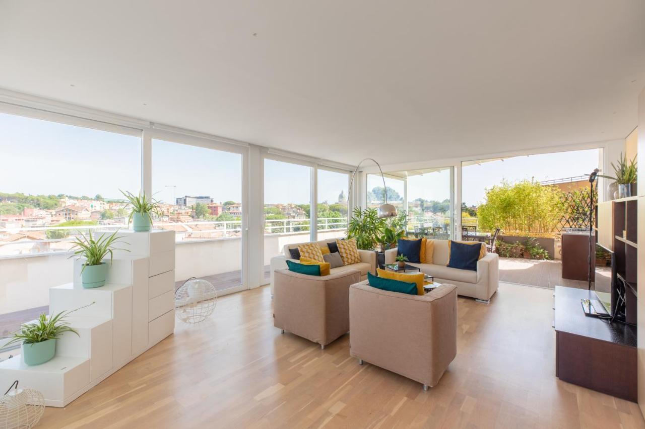 Iflat Garbatella Grand Penthouse Apartment โรม ภายนอก รูปภาพ